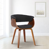 thumbnail of Chaise de Salle à Manger Bruce Noir /Noyer