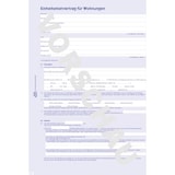 thumbnail of Avery Zweckform Mietvertrag 2849 DIN A4 Hausordnung 4seitig