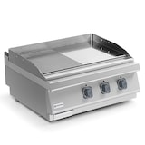 thumbnail of Mastro, Elektro-Grillplatte, Tischmodell, 1/2 glatte und 1/2 gerillte verchromte Platte, 800x730x300 mm