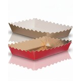 thumbnail of Gebäckschalen, Papier-Schalen, verschiedene Farben und Größen, 500 Stück, aluminiumfrei, gewellter Rand : Farbe - gold / weiß, Größe - 150 x 14