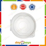 thumbnail of DayBays 750 Stk. Haushaltsbox PP 2000 ml 220x216x88 mm 8 Eckig Salat-Box Alpha mit anhängendem Deckel