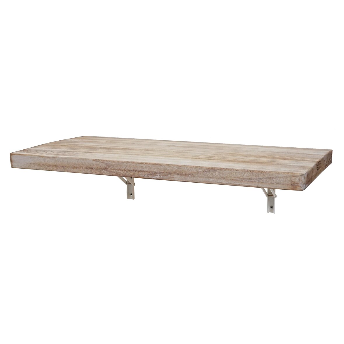 Décoshop26 - Table murale de cuisine tablette pliante en bois solide pliabl 100x50cm couleurs naturelles 04_0005087