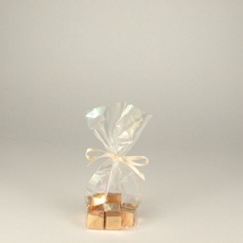 PAPSTAR 300 Bodenbeutel, Zellglas "pure" 15 cm x 10 cm x 3,5 cm transparent