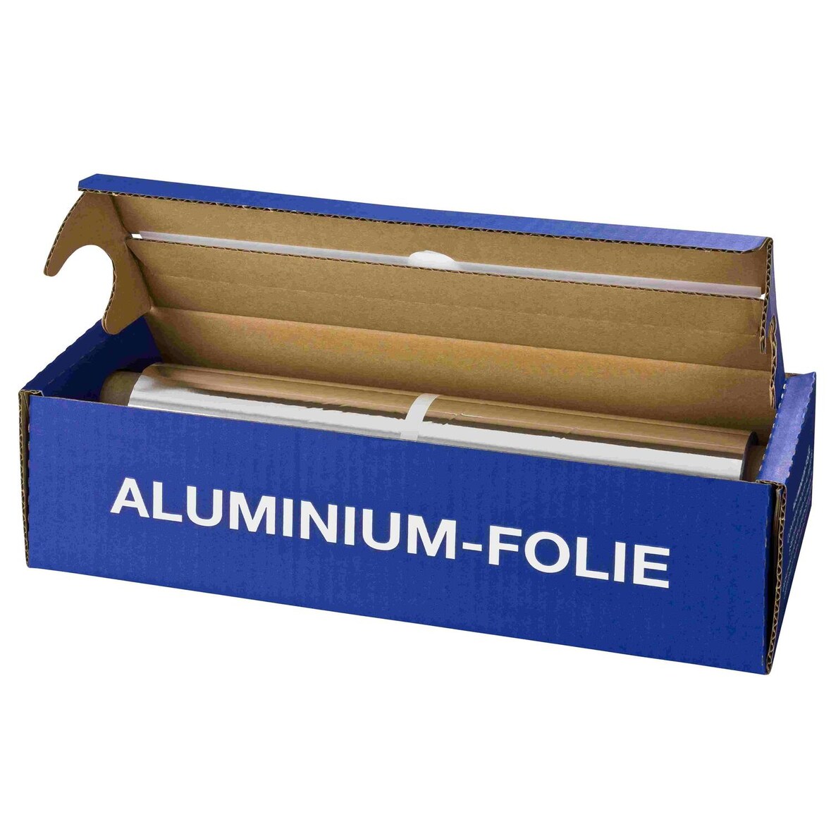 Alufolie in praktischer Spenderbox mit Abreiss-Schiene 44 cm x 150 m 11 my