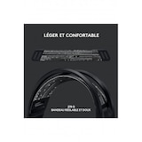 thumbnail of Casque Gaming Sans Fil Logitech Lightspeed Rvb G733 Noir