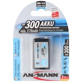 thumbnail of NiMH E Typ. 300 min. 270mAh NiMH-Akku 9V-Block E, 6F22, 8.4 Volt