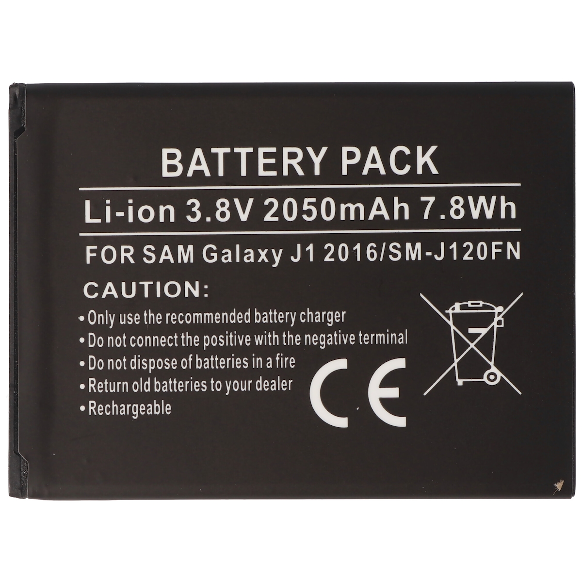 AccuCell Akku passend für Samsung Galaxy J1 2016, SM-J120FN Akku EB-BJ20CBE