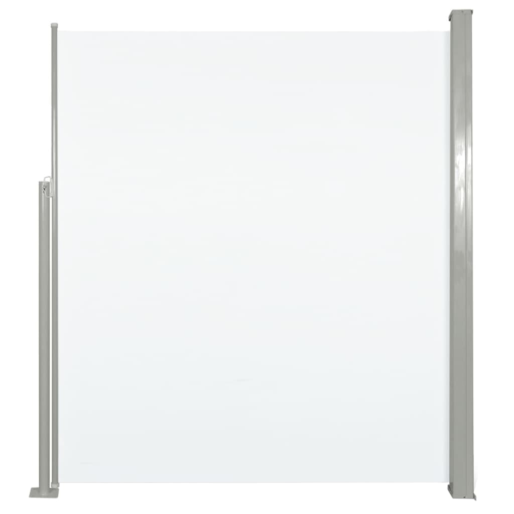 Helloshop26 - Toldo lateral retráctil/protección solar para patio jardín terraza balcón 160 x 300 cm color crema 02_0007049