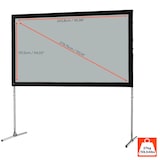 thumbnail of celexon Faltrahmen Leinwand Mobil Expert 244 x 137cm, Rückprojektion