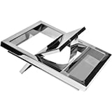 thumbnail of Danieli Store | Papelera con cenicero de pie para exterior negro | Papelera con tapa giratoria | 17 L