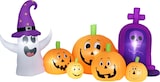 thumbnail of Abóbora Insuflável de Halloween com Fantasma Lápida com Luzes LED IP44 e Insuflador para Festas 240x130x130 cm Multicolor