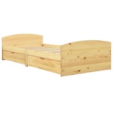 thumbnail of vidaXL Massivholzbett mit 2 Schubladen Kiefernholz 90x200 cm