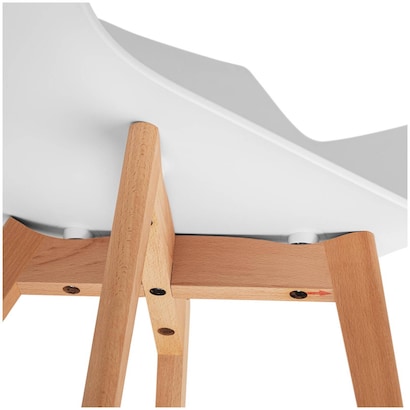 Fromm & Starck STAR_SEAT_13 Sedie In Polipropilene, Set Da 4, Nere, Portata 150 Kg, Design Ergonomico