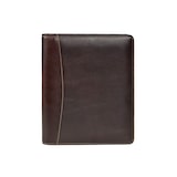 thumbnail of Alassio Schreibmappe A5 Leder Aktenmappe Konferenzmappe ALASSIO Orgamappe braun