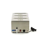 thumbnail of Bain-marie électrique professionnel - 3 x GN 1/3 - avec robinet de vidange - Bacs GN inclus | Maxima