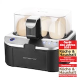 thumbnail of Emerio Smart Eierkoker Elektrisch - Voor 6 Eieren - 400W - spraakmeld. - Hard, zacht en medium gekookt tegelijk - EB-123177.12 - Eierkoker Zwart