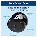 thumbnail of TORK SmartOne® |  Dispensador de Papel Higiénico Negro T8 (cod.680008)
