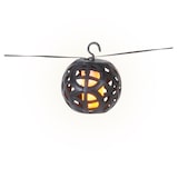 thumbnail of LED Lichterkette Feuerball 8 Leuchtkugeln mit Flammeneffekt 2,1m Timer für Außen