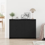 thumbnail of vidaXL Sideboard Schwarz Eiche 102x33x75 cm Holzwerkstoff