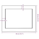 thumbnail of vidaXL Wandregal Hellbraun 40x30x(2-6) cm Massivholz Eiche Behandelt