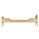 thumbnail of Einzelbett Seniorenbett Gästebett 90x220 Überlänge mit Rollrost Kiefer massiv 60.30-09-220