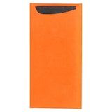 thumbnail of Bolsas Cubiertos + Servilleta 'Just In Time' 90 + 10 Pe G/M2 11,2X22,5 M Naranja Celulosa (400 unidades)