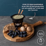 thumbnail of Boska Fondueset Party Mini - Fondue für Käsefondue - Mit teelicht - 300 ml - Spülmaschinenfester - Fonduetopf - Schwarz - Gusseisen