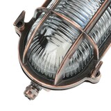 thumbnail of Buitenwandlamp SKIATHOS 1x E27 tot 18W Koper Antiek, Helder/Transparant LE42607