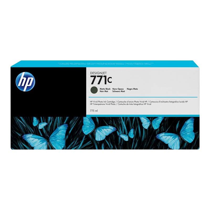 HP 771C Mattschwarz DesignJet Druckerpatrone, 775 ml