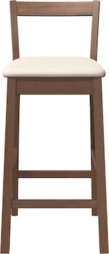 thumbnail of vidaXL Barhocker mit Kissen 2 Stk. Braun Massivholz Gummibaum