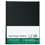 thumbnail of Exacompta - Réf. 6412E - 1 Registre 32x25cm 5x5 folioté 200 pages - Noir