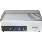 thumbnail of GREDIL Elektro-Griddleplatte, glatt/gerillt, 3,6 kW, Abmessung 640 x 440 x 175 mm (BxTxH)