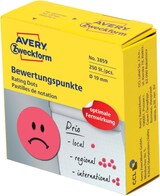 thumbnail of AVERY Zweckform Markierungspunkte, Daumen, gelb/blau