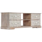 thumbnail of Helloshop26 - Meuble télé buffet tv télévision design pratique 120 cm bois d'acacia massif 2502281