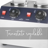 thumbnail of Calentador de salsa eléctrico doble Lacor Acero Inoxidable 69242