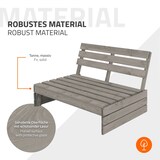 thumbnail of Gartenbank Holzbank Sitzbank Palettenbank Palette Holz 120x93x76cm 5520