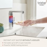 thumbnail of Grifo Calentador Agua Eléctrico Instantáneo de Mesa Bajo Consumo, Acero Inox, Display, Camping, Briebe,  IH1204, Acero Inoxidable