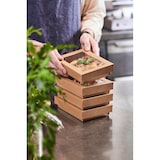 thumbnail of 300x DUNI Viking Brick Box 1100 ml Braun ungeteilt