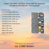 thumbnail of Gigao TK-5440 4-Farben Toner-Set für Kyocera ECOSYS PA2100cwx - Kompatibel