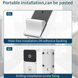 thumbnail of Interphone Vidéo HD Vision Nocturne WiFi Sans Fil Avec Application Tuya Blanc YONIS