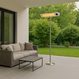 thumbnail of Sined Caldo Ira Inox Palo Infrarotheizung Für Den Außenbereich Mit Komplettem Ständer 2000w Grau