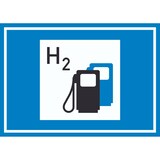 thumbnail of Wasserstofftankstelle Symbol Schild A1 (594x841mm)