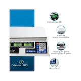 thumbnail of Bascula balanza 30kg Suma 2 en 1 bateria interna y corriente 220V COSHANO