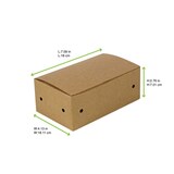 thumbnail of NVASE - 50Uds - Caja Kraft XL para Nuggets 180x105mm A70mm - NVS210NUGXL