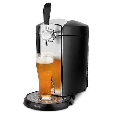 H.Koenig biertap BW1778, geschikt voor alle universele 5 L drukvaten, roestvrij staal, geïntegreerde koeling tot 4 °C