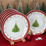 thumbnail of 6er Set Weihnachtstraum Gebäckteller Ø 26,8 cm aus Porzellan