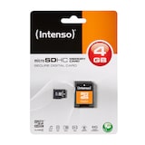thumbnail of Intenso microSDHC Speicherkarte 4 GB Class 4