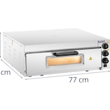 thumbnail of Royal Catering Forno per pizza elettrico professionale - 1 camera - Ø 60 cm - Porta in vetro