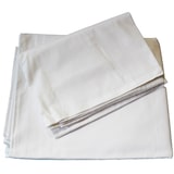 thumbnail of kochfeste Baumwoll Bettwäsche, Hotel Verschluß, 2-TLG.: 140x210 +80x80cm, weiß, Linon, 95 Grad wäsche