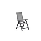 thumbnail of Merxx Carrara Set 7tlg., 6 Klappsessel, 1 Tisch 150 x 90 cm, Aluminium, Graphit/Diamant